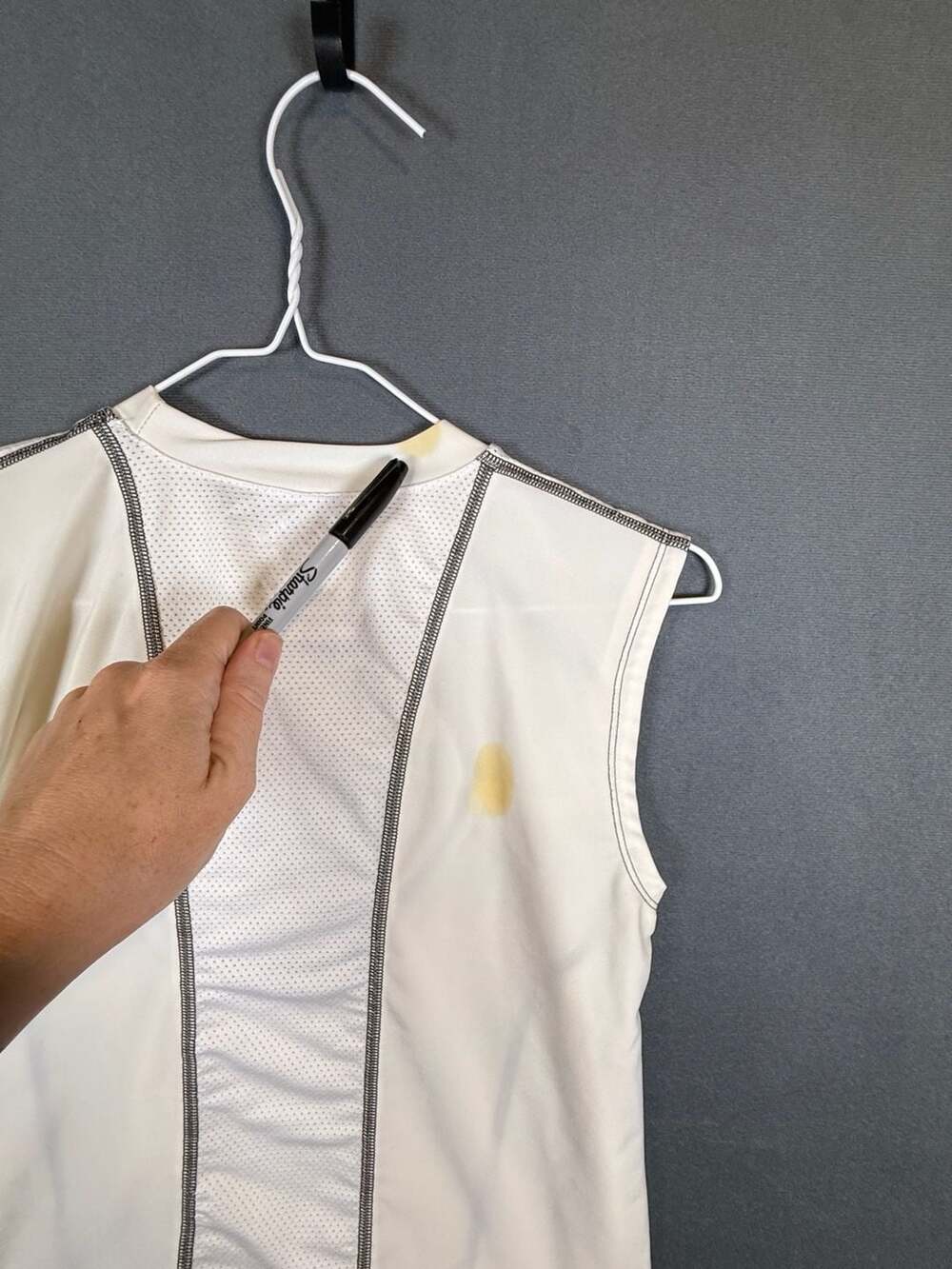 Rawlings Youth XL D-Flexion Heart Protection Compression Undershirt White Grey - Picture 6 of 6